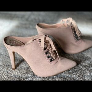 Forever 21 nude pink high heels size 38